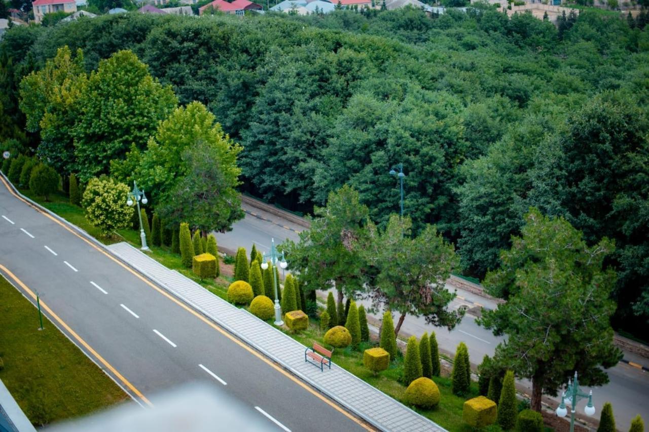Ayan Palace Hotel Tovuz Esterno foto