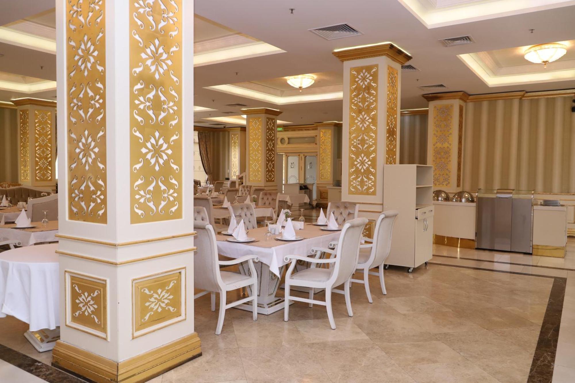 Ayan Palace Hotel Tovuz Esterno foto