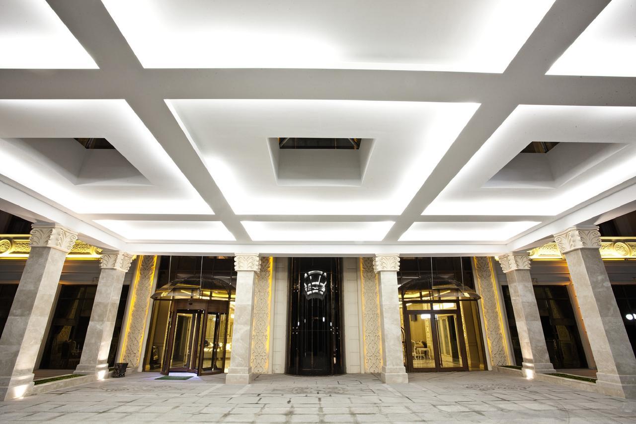 Ayan Palace Hotel Tovuz Esterno foto
