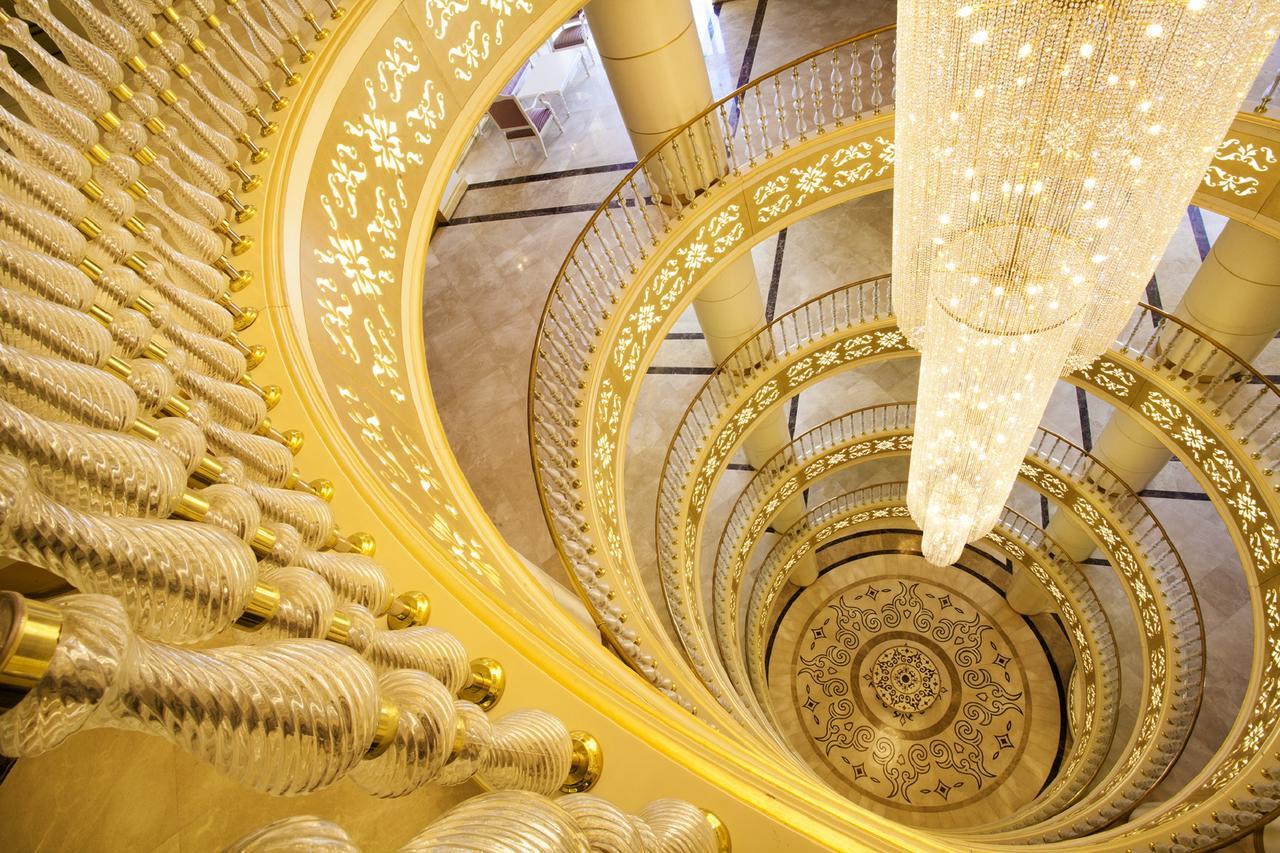 Ayan Palace Hotel Tovuz Esterno foto