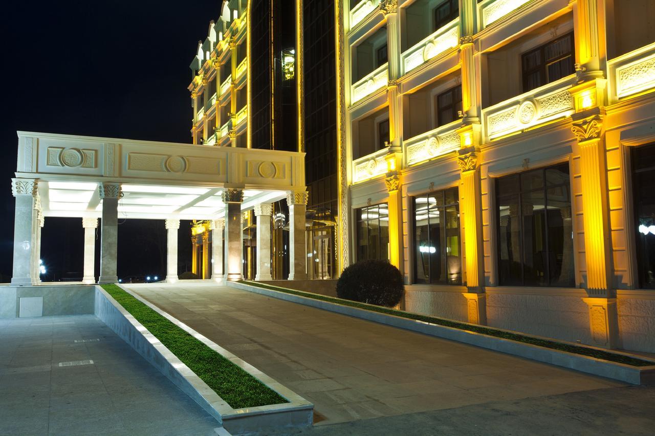 Ayan Palace Hotel Tovuz Esterno foto