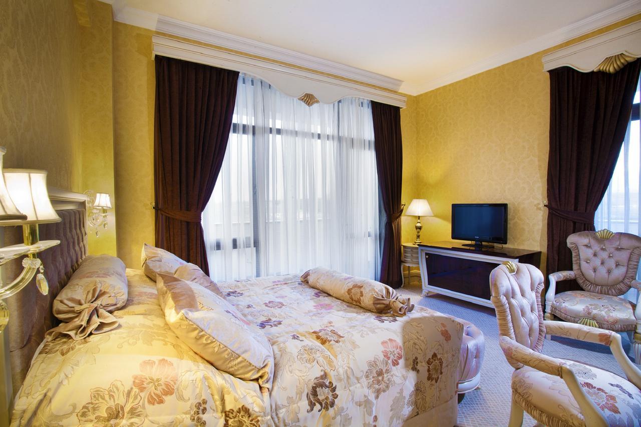 Ayan Palace Hotel Tovuz Esterno foto