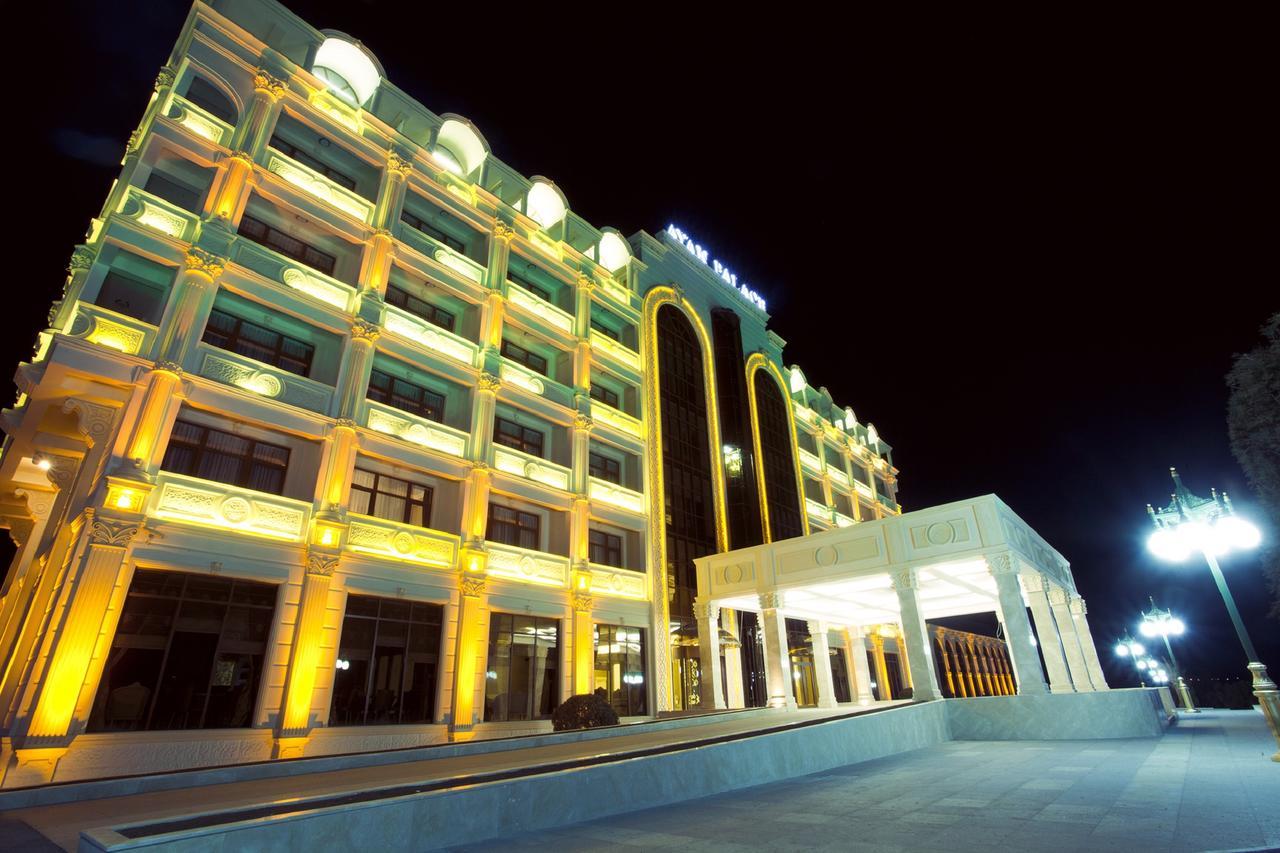 Ayan Palace Hotel Tovuz Esterno foto